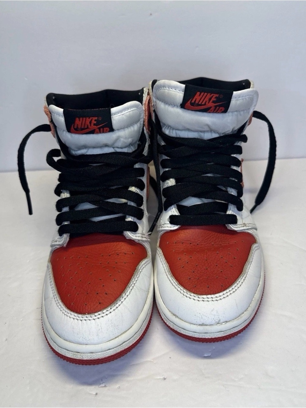 Nike Air Jordan 1 Retro High OG GS Heritage White Red Black 575441-161 Sz 4.5Y